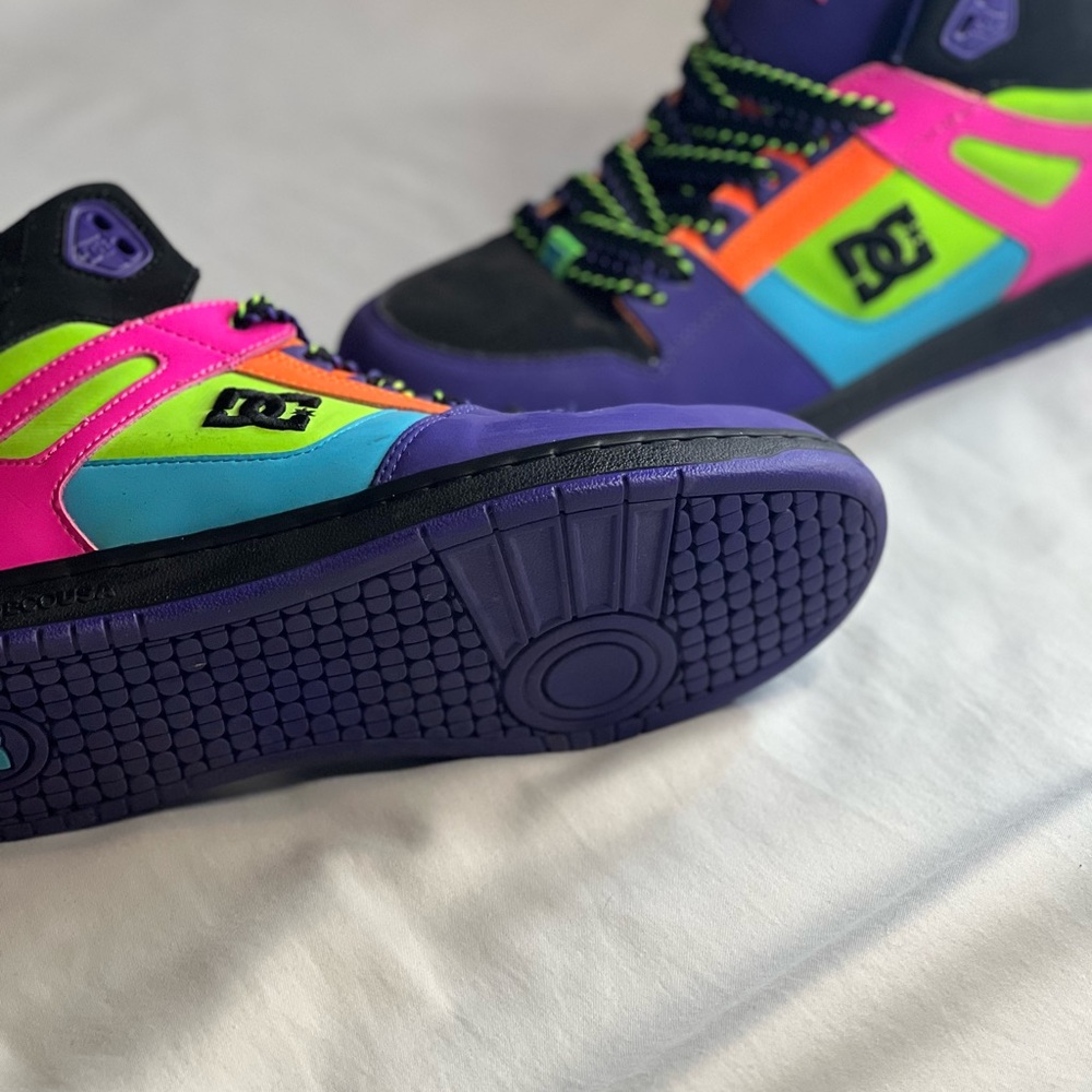 DC Rebound High Tops Neon